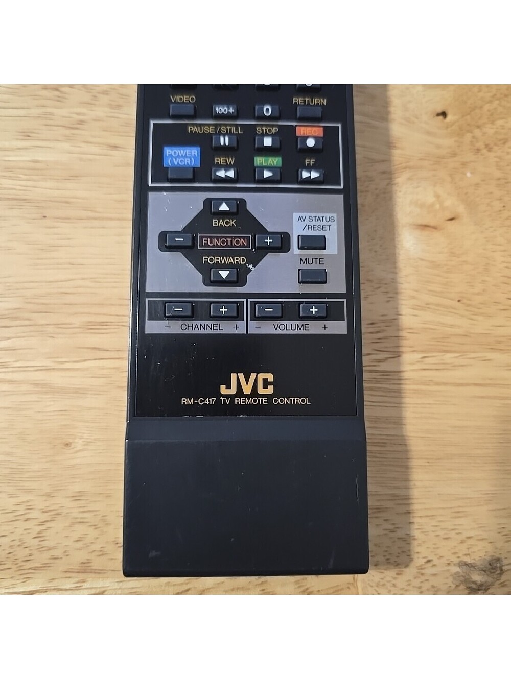 JVC RM-C417 Remote Control Tested And Cleaned - Picture 3 of 5